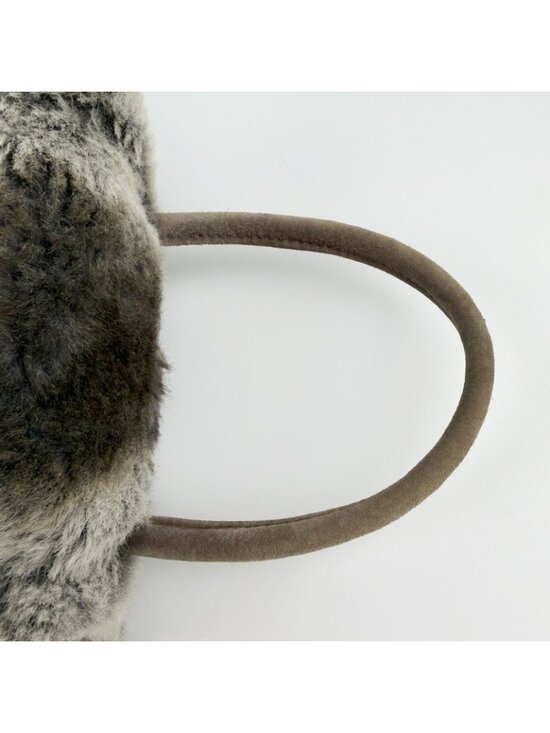Fendi Zucca Pattern Lining Backpack Suede Gray Brown Vintage main image 12